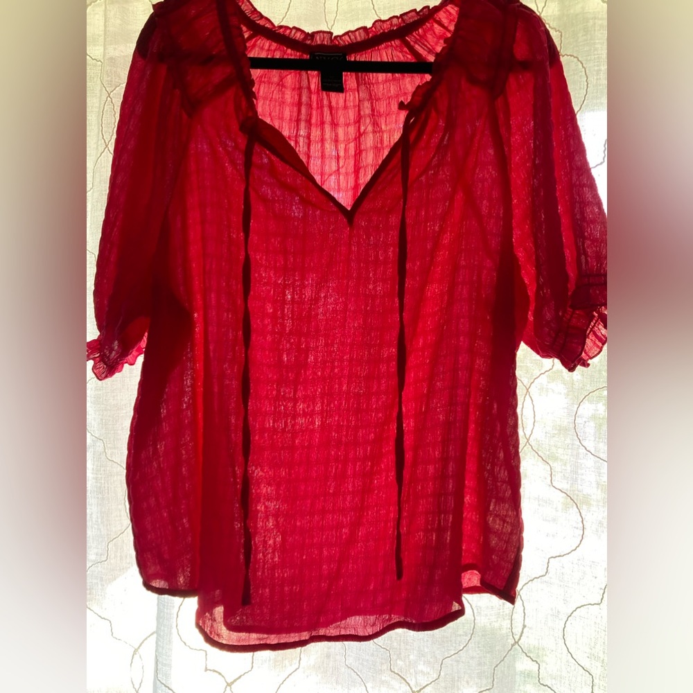 Beautiful sheer summer top